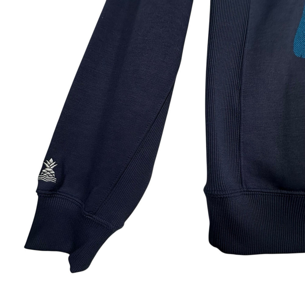 Chubbies Men's Soft Terry Crewneck The Sketchy Blue Sweat Shirt Size Medium - Picture 5 of 8